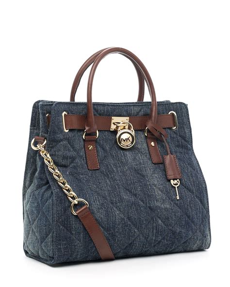 baby blue michael kors|michael kors blue denim purse.